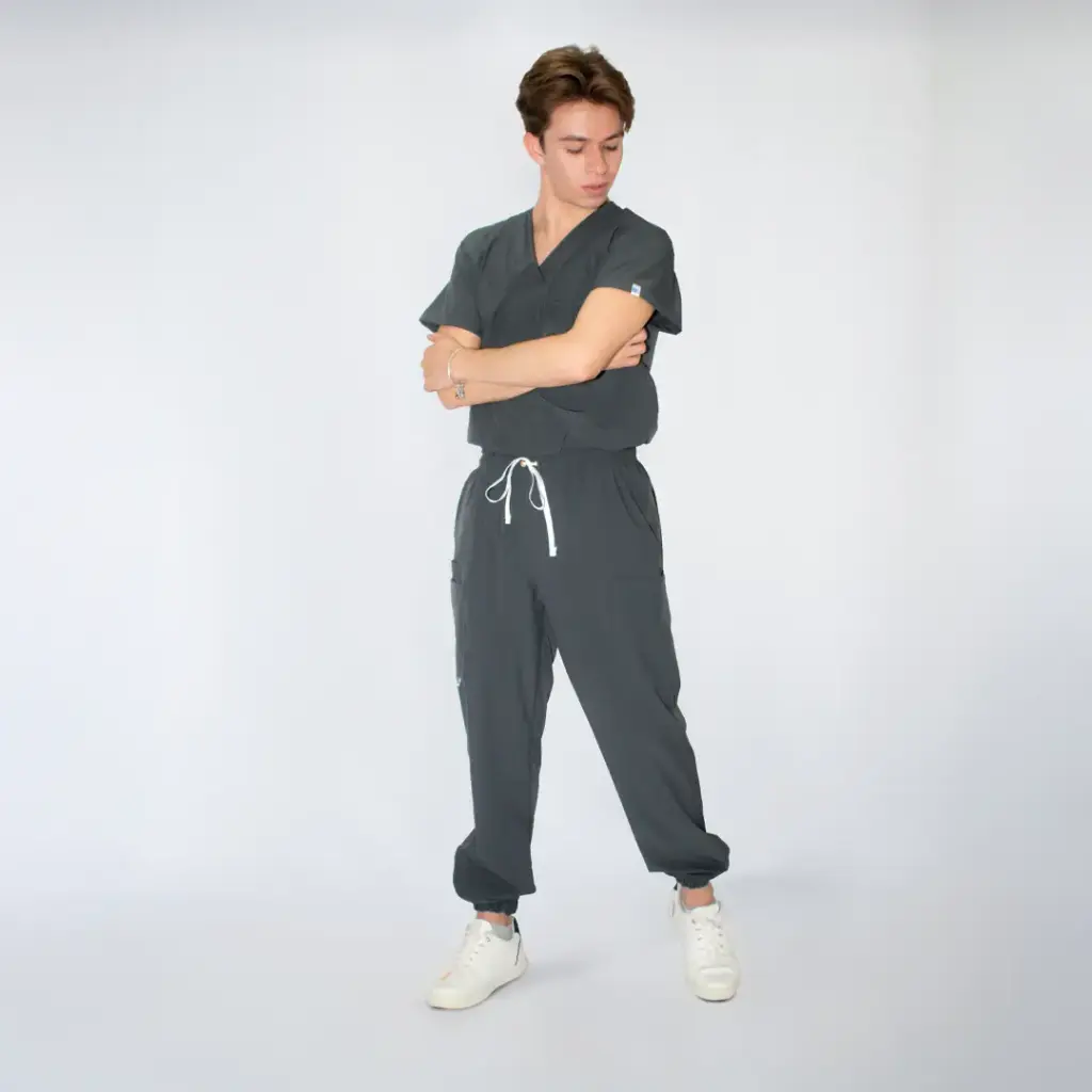 Energy Man - Color Grafito (2XS, Manga Corta, 2XS, Normal, Jogger)