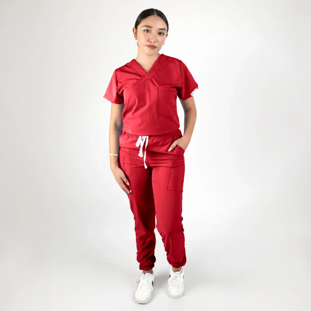 Energy Woman - Color Rojo (2XS, Manga Corta, 2XS, Normal, Jogger)