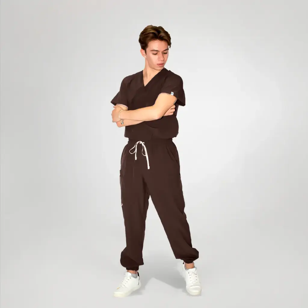 Energy Man - Color Chocolate (2XS, Manga Corta, 2XS, Normal, Jogger)