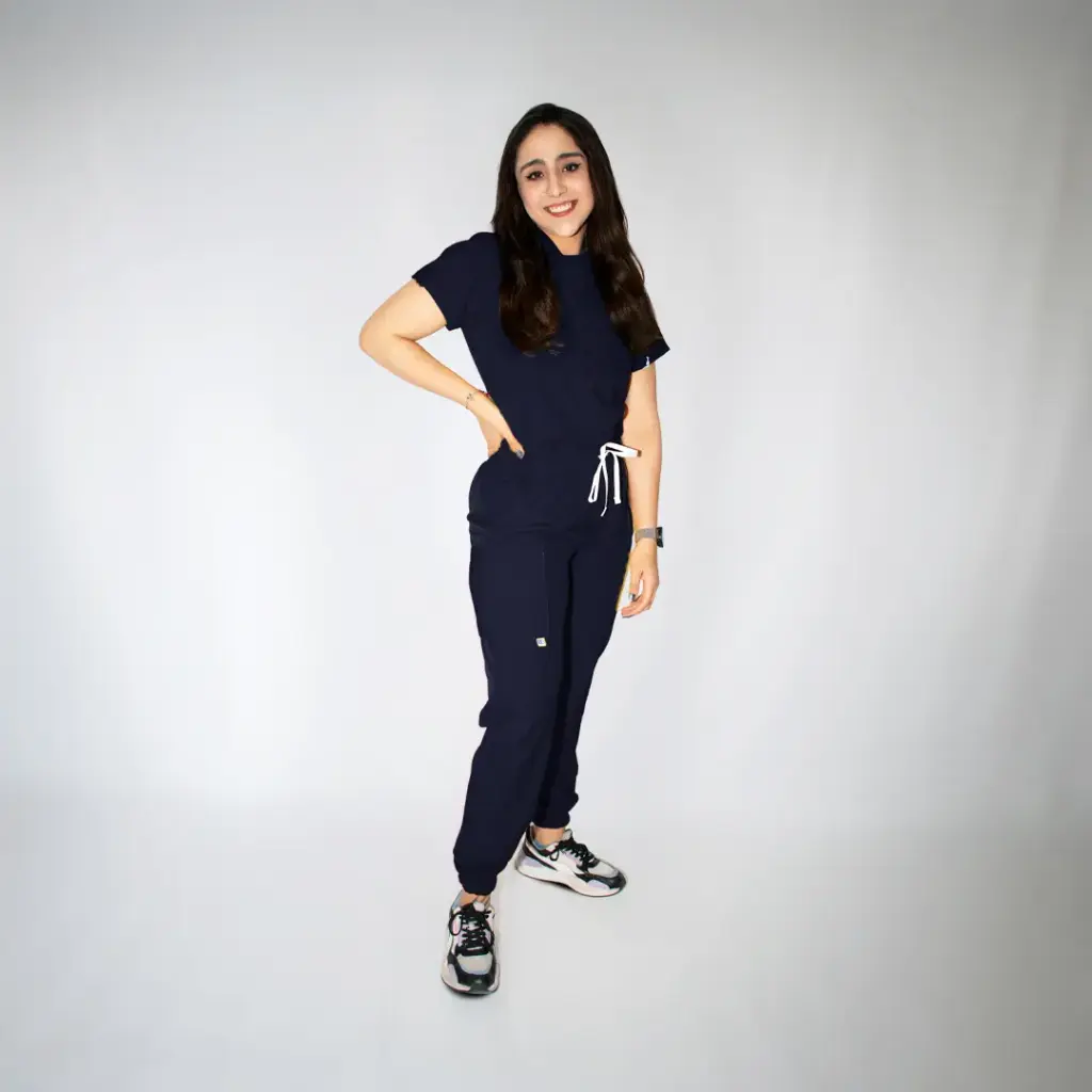 Brave Woman - Color Azul Marino (2XS, Manga Corta, 2XS, Normal, Jogger)