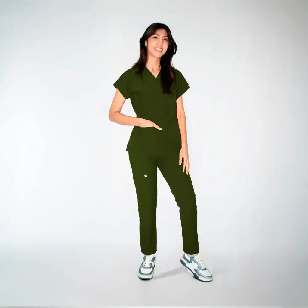 Spirit Woman - Color Verde Militar (2XS, Manga Corta, 2XS, Normal, Jogger)