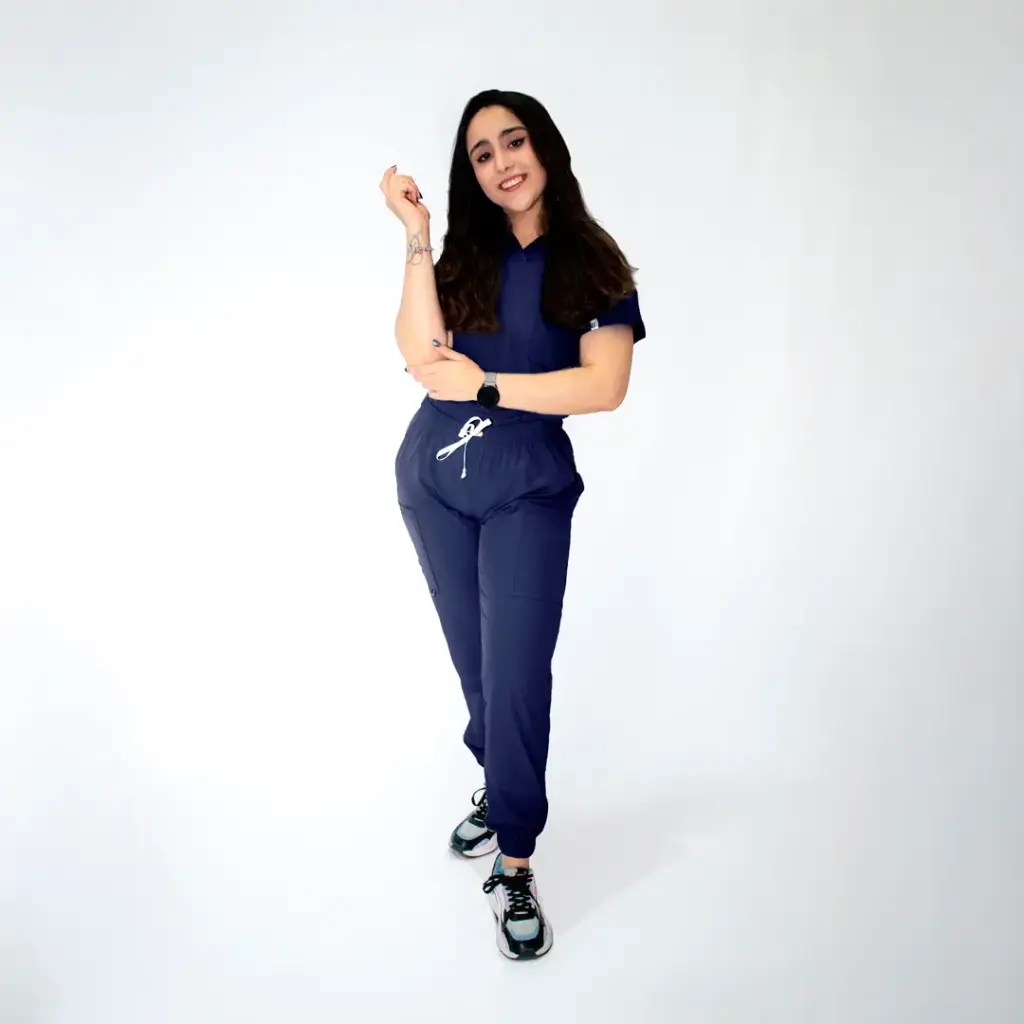 Energy Woman - Color Azul Marino (2XS, Manga Corta, 2XS, Normal, Jogger)