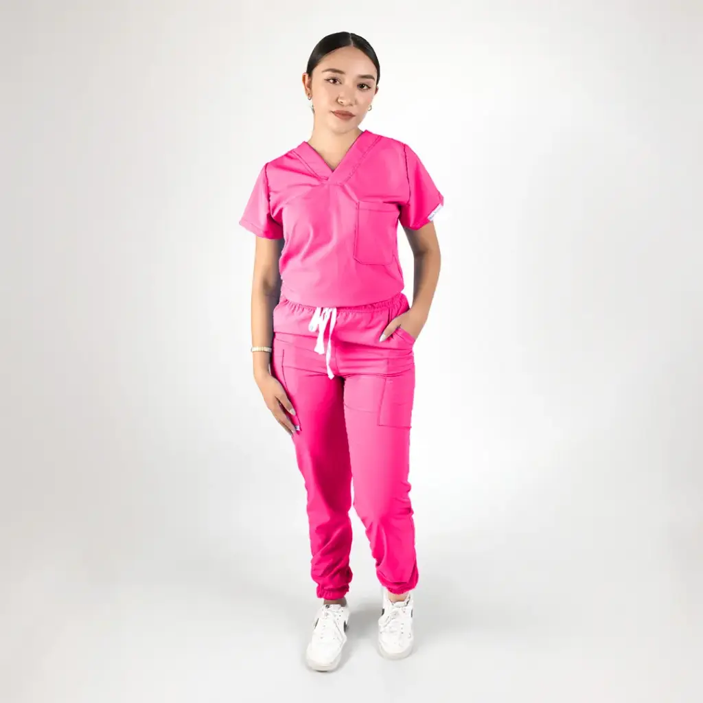 Energy Woman - Color Rosa Aurora (2XS, Manga Corta, 2XS, Normal, Jogger)