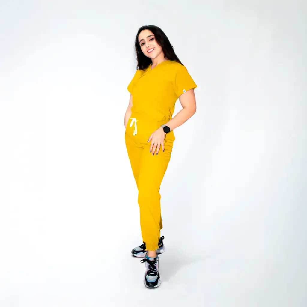 Energy Woman - Color Mango (2XS, Manga Corta, 2XS, Normal, Jogger)