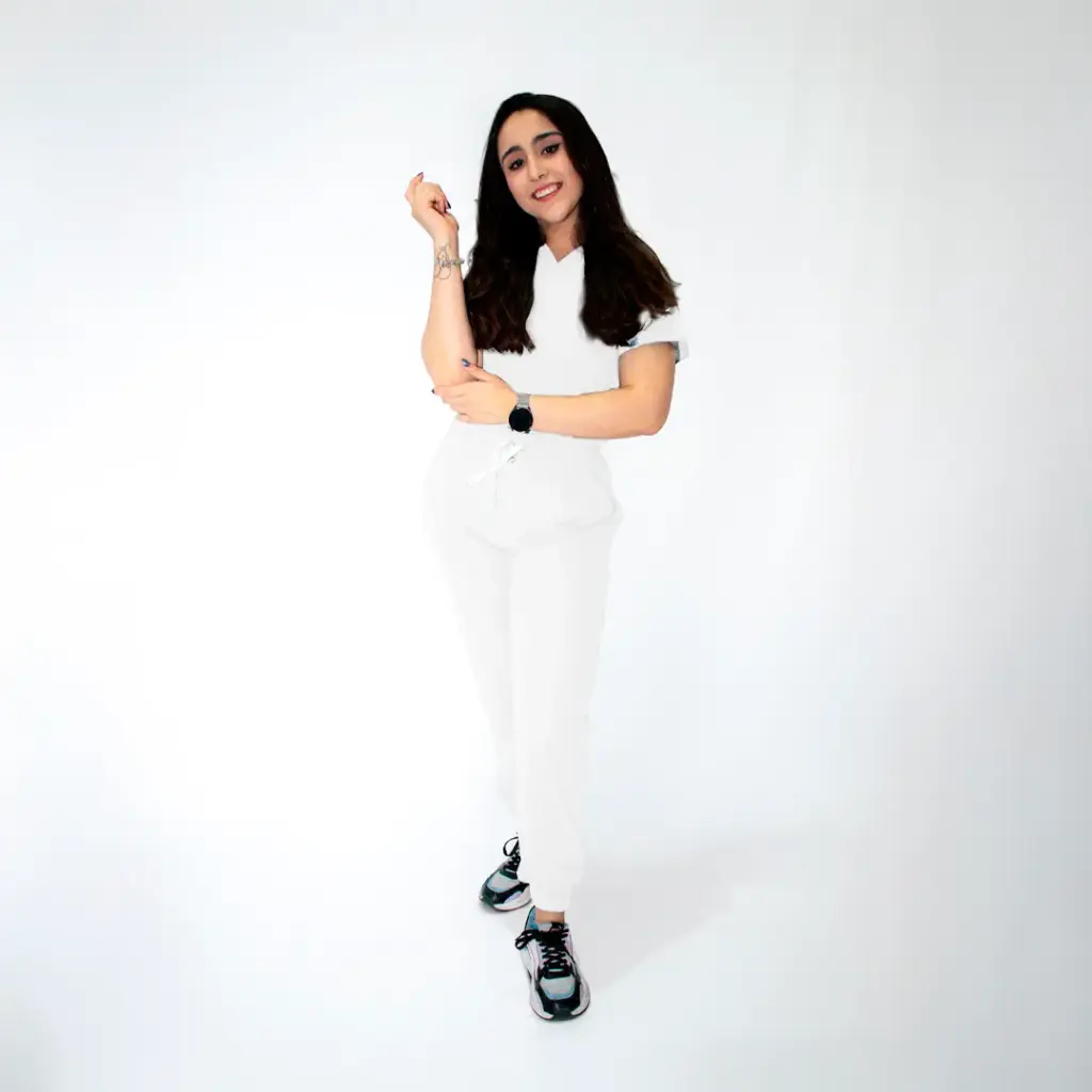 Energy Woman - Color Blanco (2XS, Manga Corta, 2XS, Normal, Jogger)