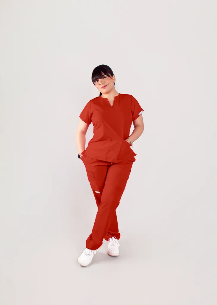 Flair Woman - Color Terracota (2XS, Manga Corta, 2XS, Normal, Jogger)