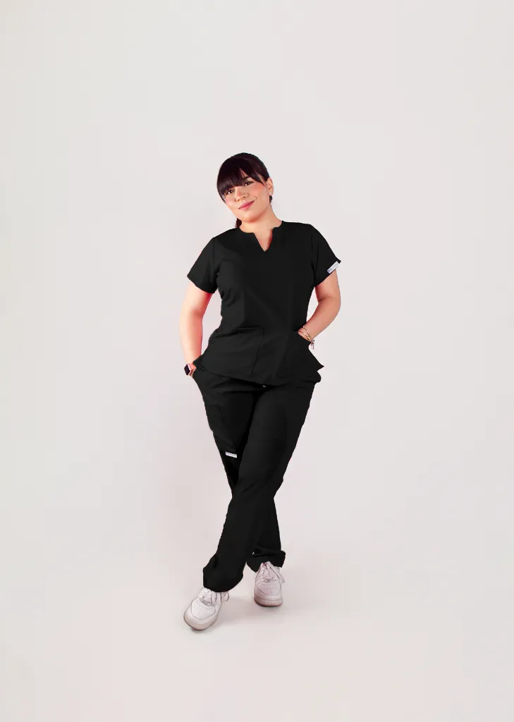 Flair Woman - OBSIDIAN (2XS, Manga Corta, 2XS, Normal, Jogger)