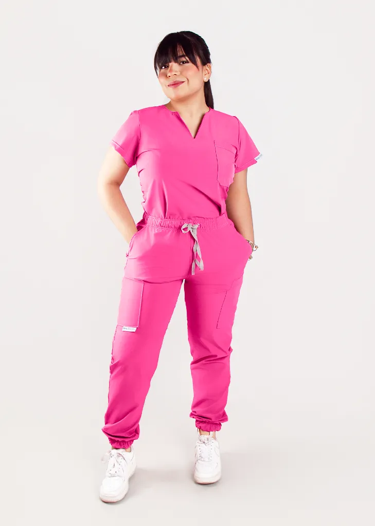 Pulse Woman - Color Rosa Aurora (2XS, Manga Corta, 2XS, Normal, Jogger)