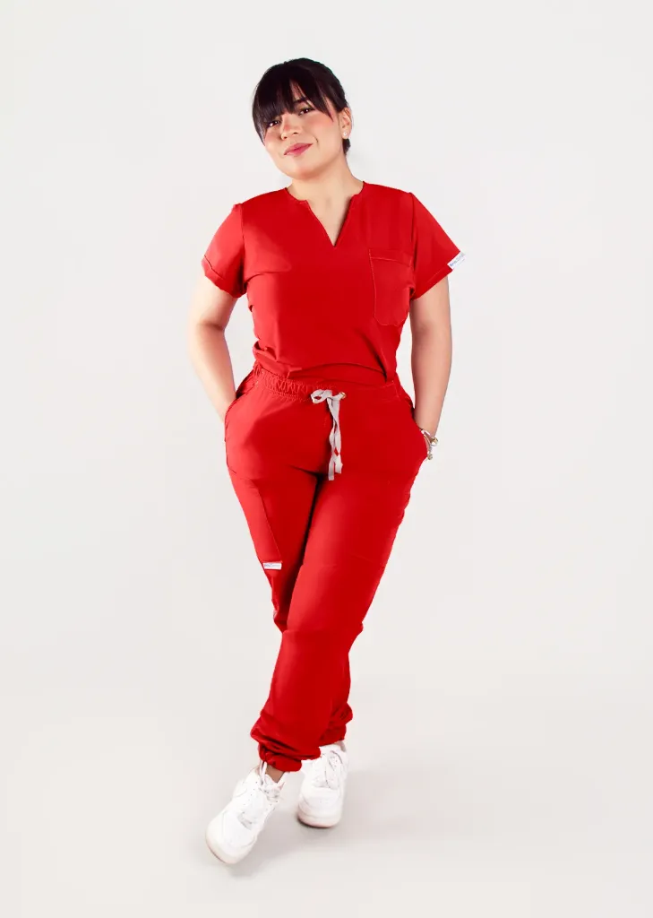 Pulse Woman - Color Rojo (2XS, Manga Corta, 2XS, Normal, Jogger)