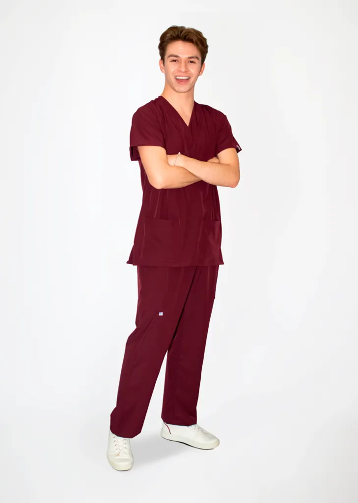 Spirit Man - Color Vino (2XS, Manga Corta, 2XS, Normal, Jogger)