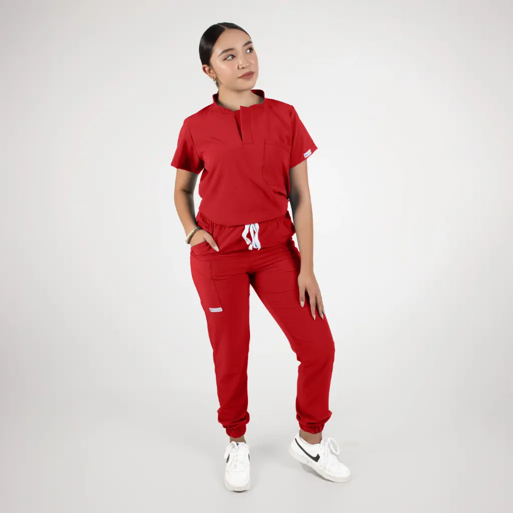 Brave Woman - Color Rojo (2XS, Manga Corta, 2XS, Normal, Jogger)