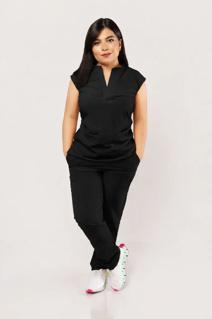 Flow Woman - OBSIDIAN (2XS, Manga Corta, 2XS, Normal, Jogger)