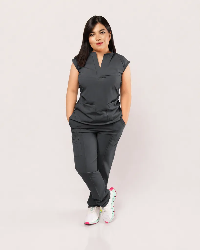 Flow Woman - GRAPHITE (2XS, Manga Corta, 2XS, Normal, Jogger)
