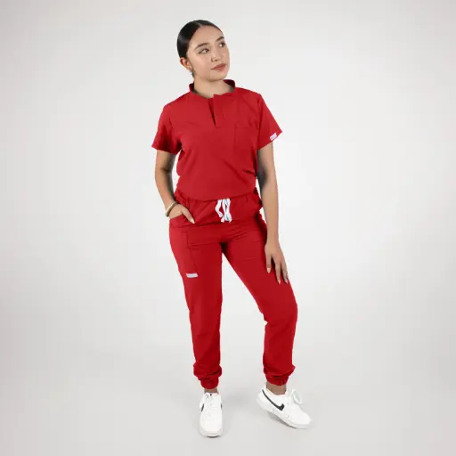 Red Brave Woman